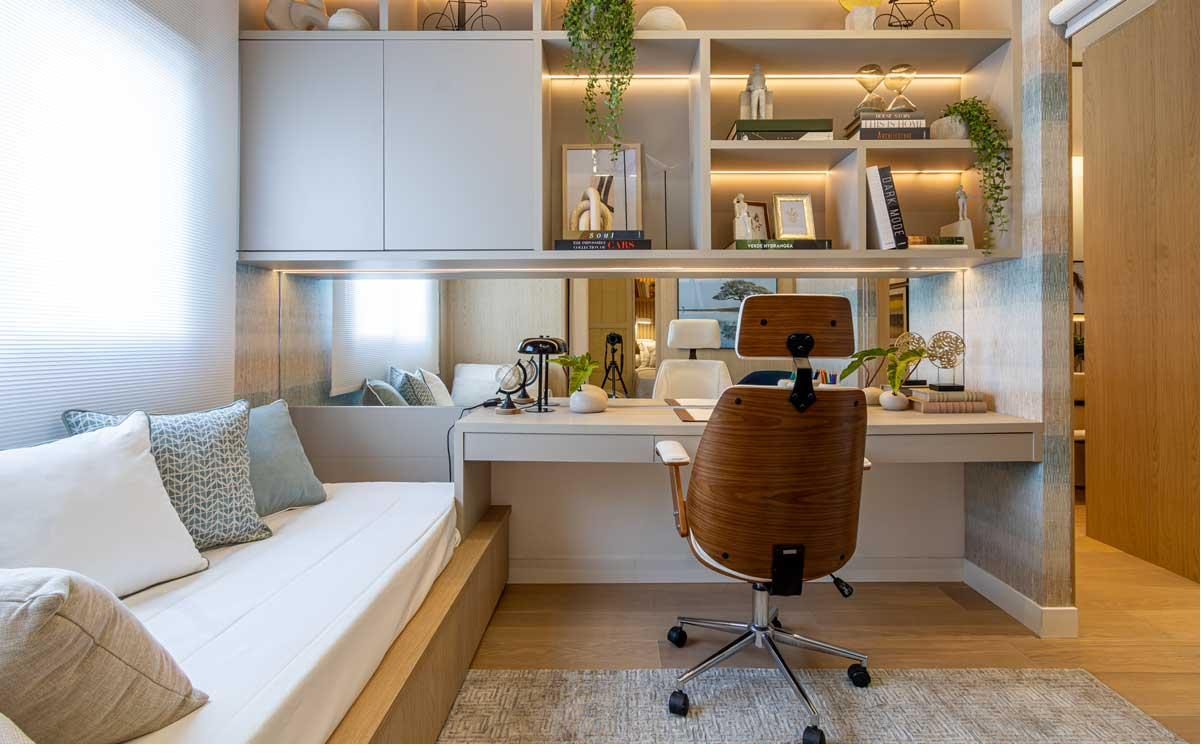 Apartamento decorado IZZI — home office